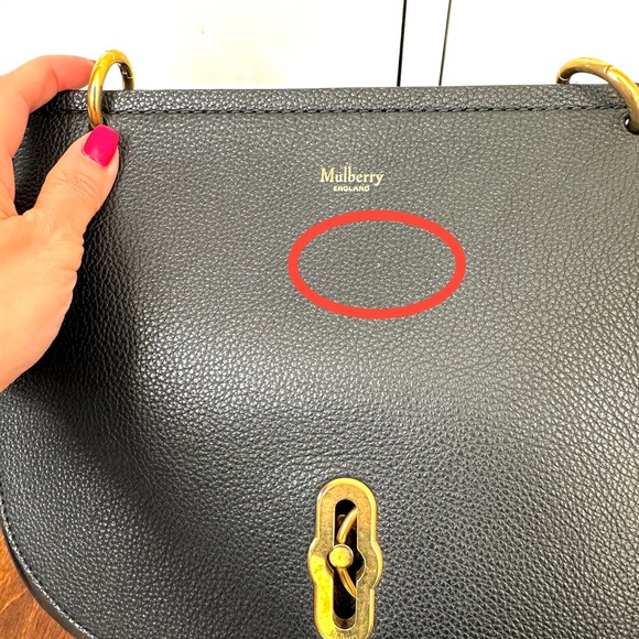 ** SOLD** Mulberry Amberley Satchel Classic, Black, Small - Picture 16 of 16